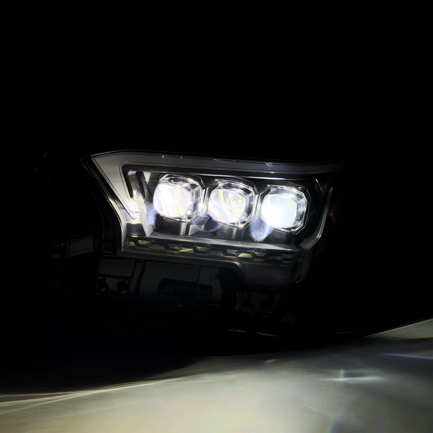 24-25 Toyota Tacoma /25-up 4Runner OG-Style NOVA-Series LED Projector Headlights Black | AlphaRex