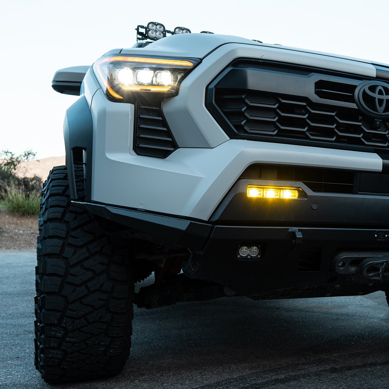 24-25 Toyota Tacoma / 22-25 Tundra/Sequoia / 25 4Runner DoubleTap Dual Color LED Projector Fog Lights | AlphaRex