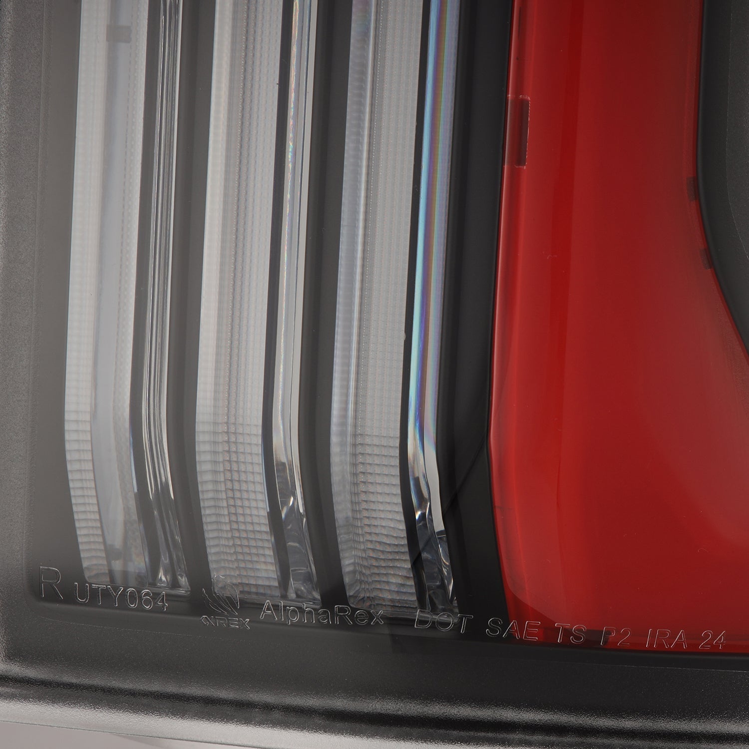 24-25 Toyota Tacoma NOVA-Series Prismatic LED Tail Lights Black-Red | AlphaRex