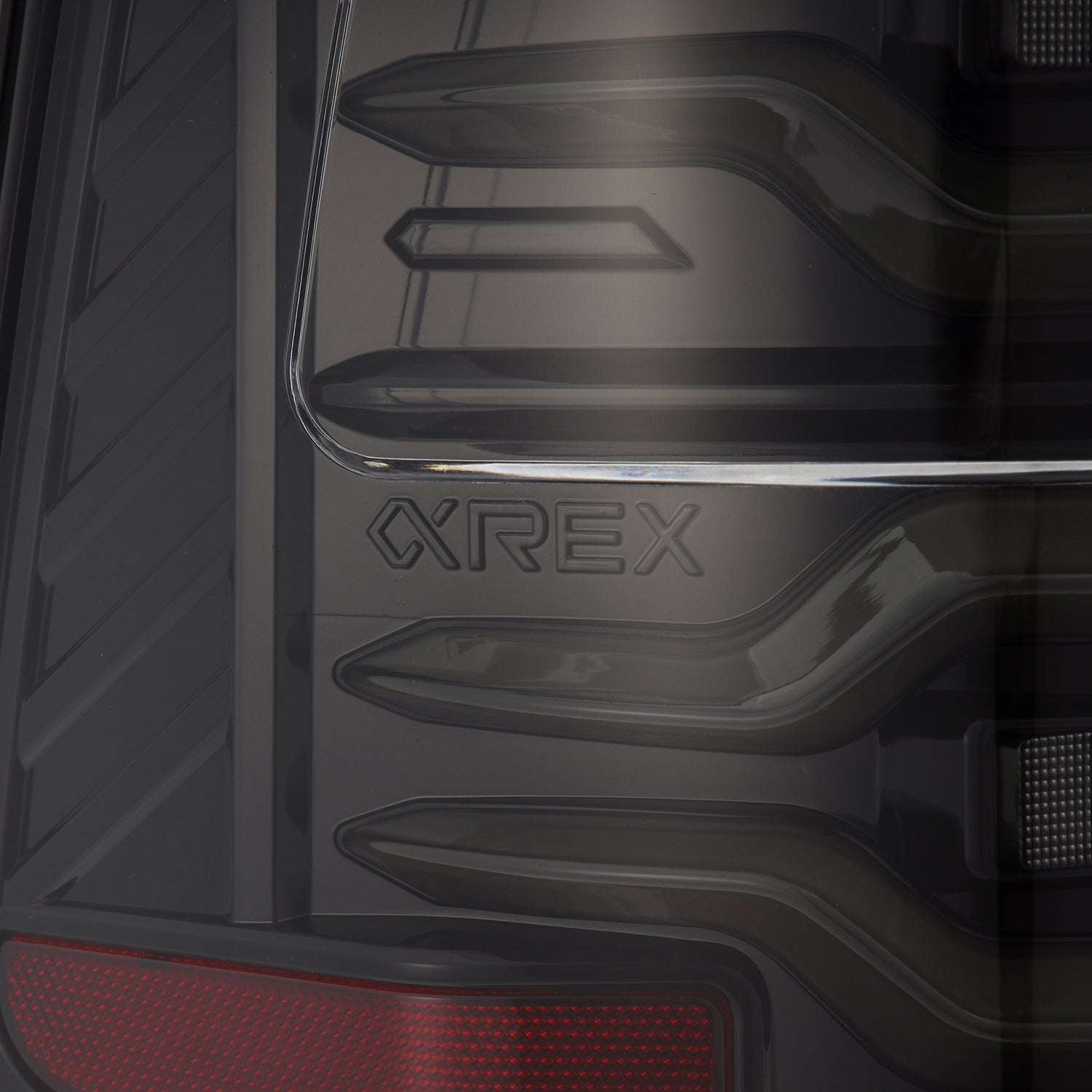 25 Ram 1500 LUXX-Series LED Tail Lights Alpha-Black | AlphaRex