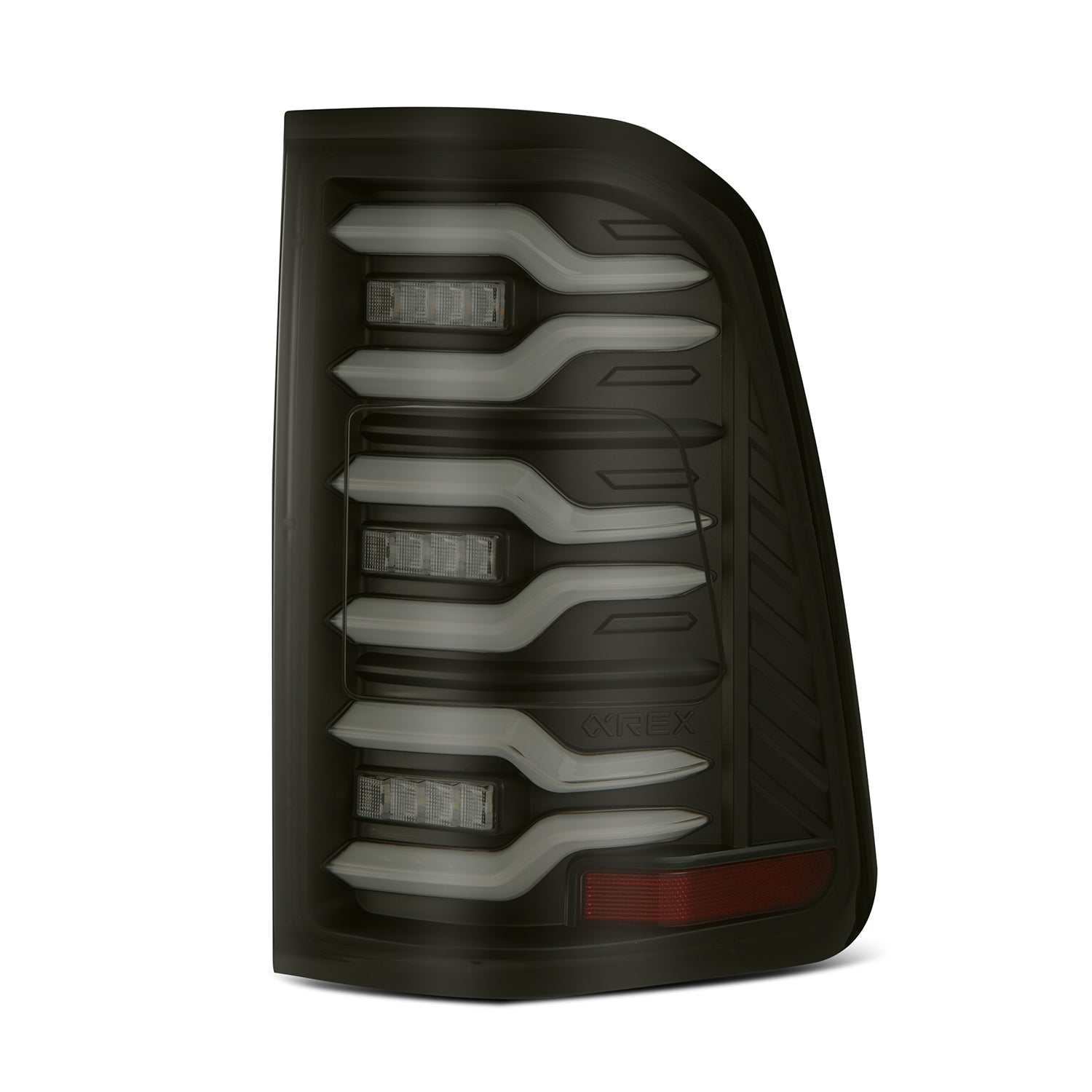 25 Ram 1500 LUXX-Series LED Tail Lights Black | AlphaRex