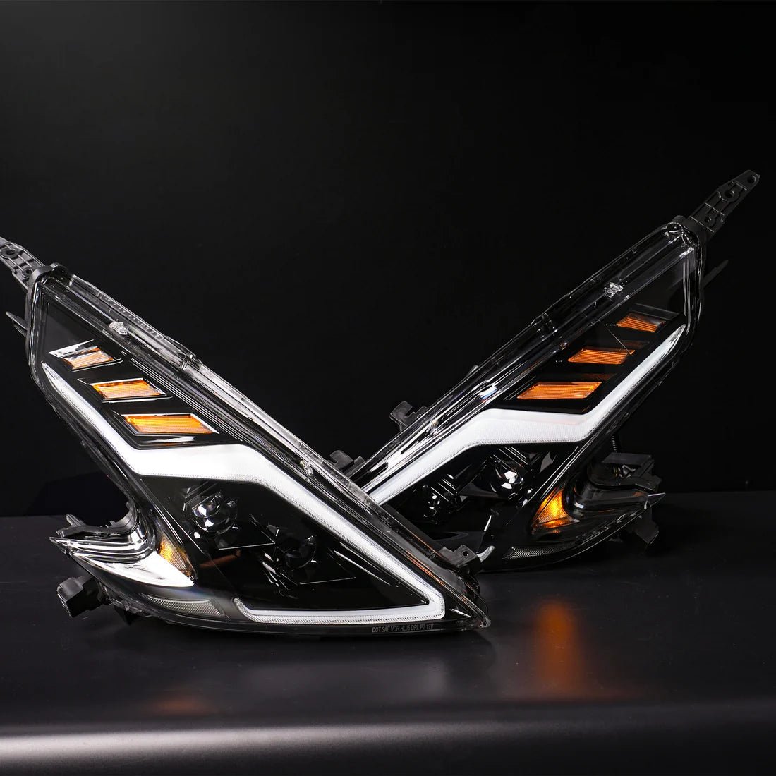Nissan 370Z Fairlady Z Z34 Full LED Headlights with Startup Animation DRL 2008-2020