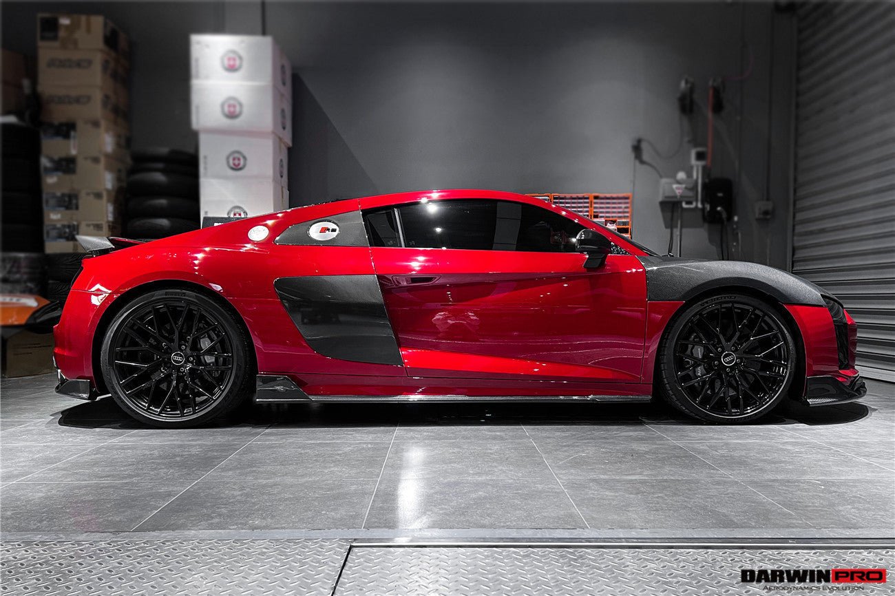 2016 - 2018 Audi R8 Coupe iMP Performance Carbon Fiber Side Skirts Under Board