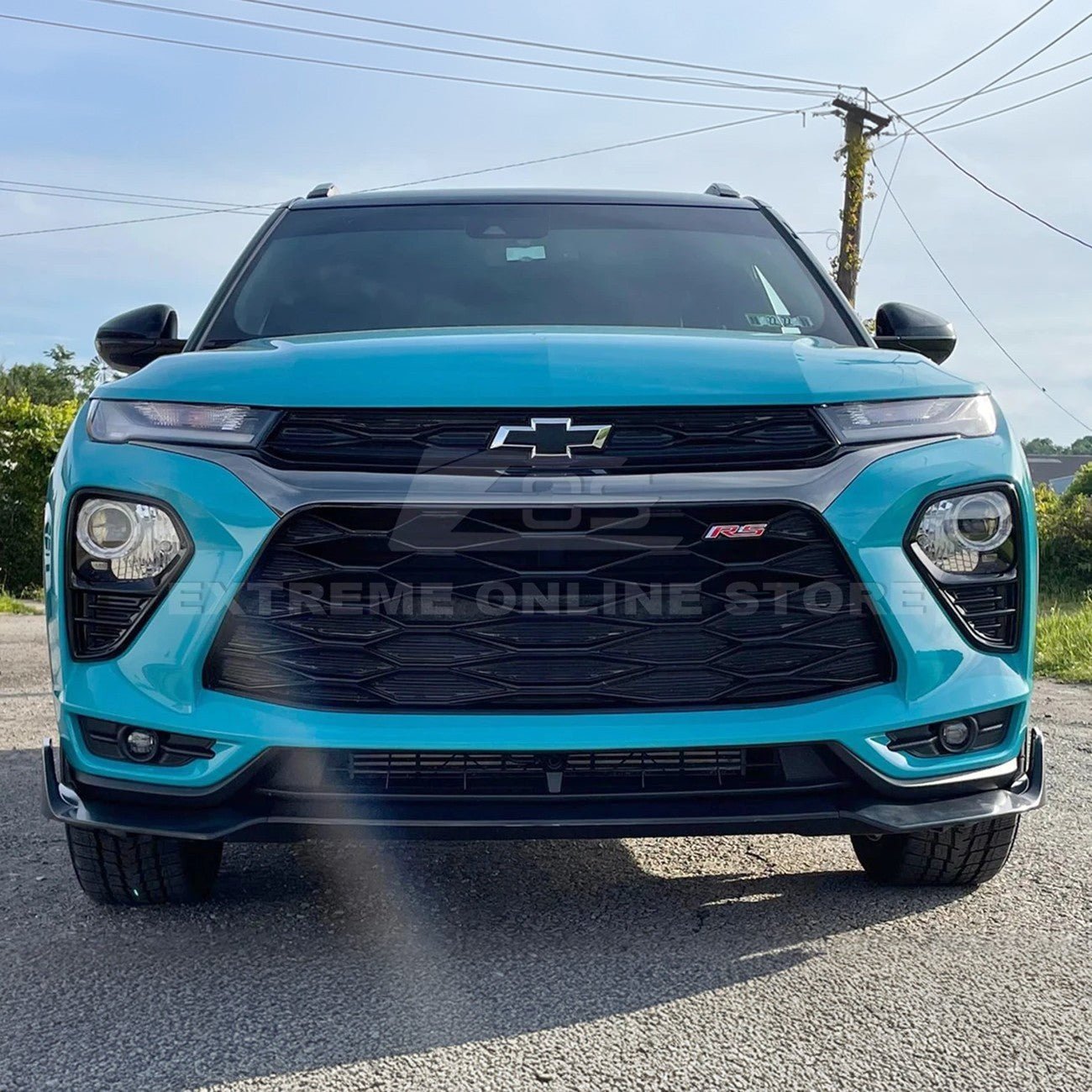 Chevrolet Trailblazer RS Performance Style Gloss Black / Matte Black Front Lip Splitter 2021-2023