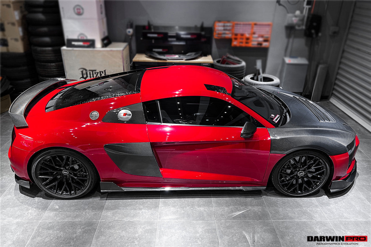 2016 - 2018 Audi R8 Coupe iMP Performance Carbon Fiber Side Skirts Under Board