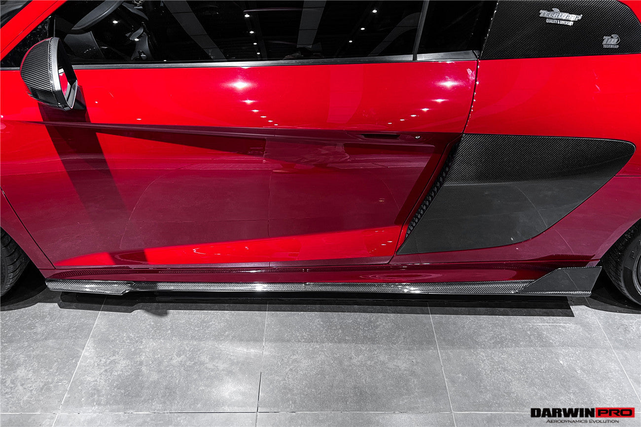 2016 - 2018 Audi R8 Coupe iMP Performance Carbon Fiber Side Skirts Under Board