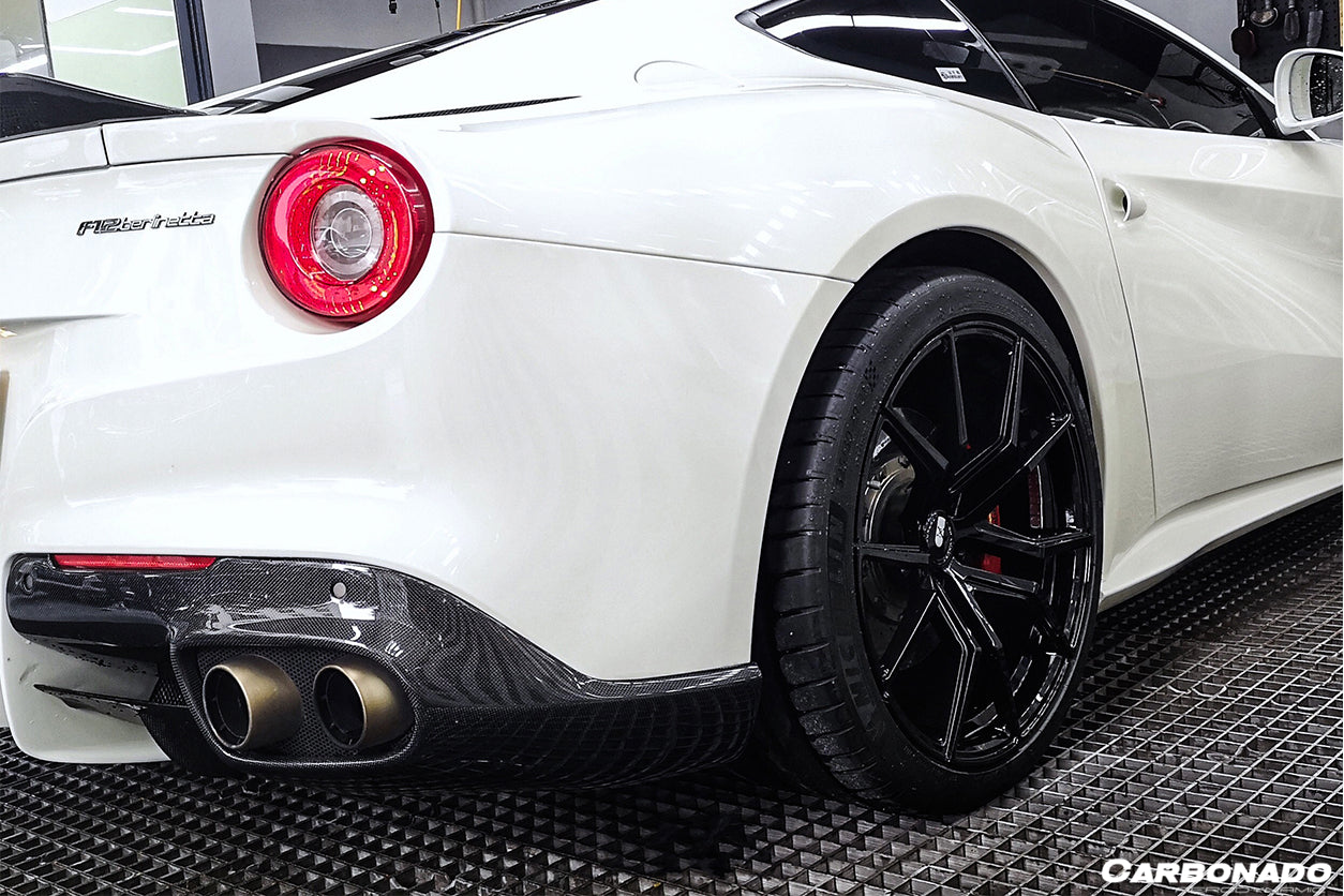 2012 - 2017 Ferrari F12 Berlinetta RS Style Carbon Fiber Rear Diffuser