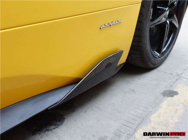 2010 - 2015 Ferrari 458 Coupe/Spyder Speciale Style Carbon Fiber Side Skirts Canards