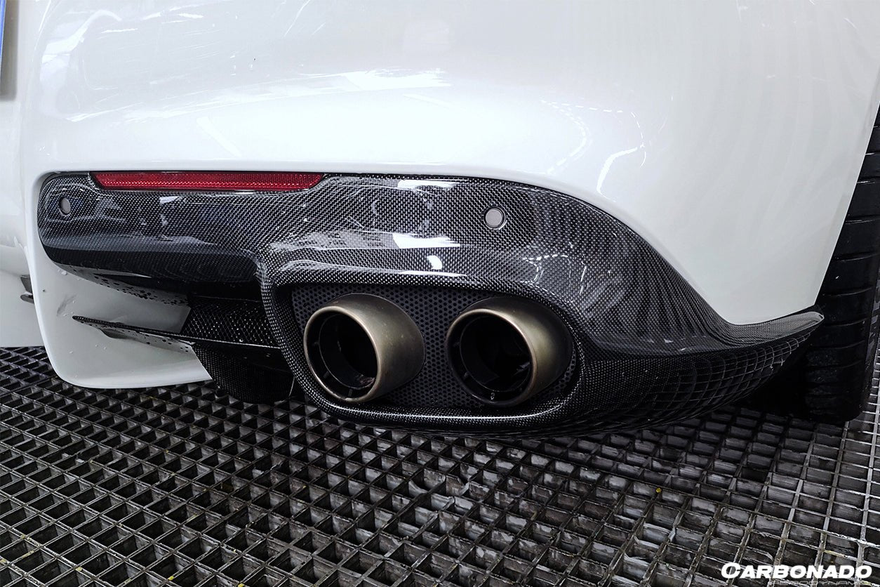 2012 - 2017 Ferrari F12 Berlinetta RS Style Carbon Fiber Rear Diffuser