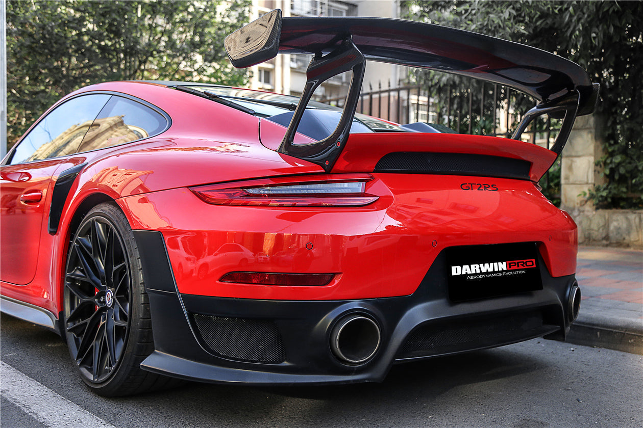 2016 - 2019 Porsche 911 991.2 Carrera & S & 4S GT2RS Style Carbon Fiber Trunk Spoiler Wing