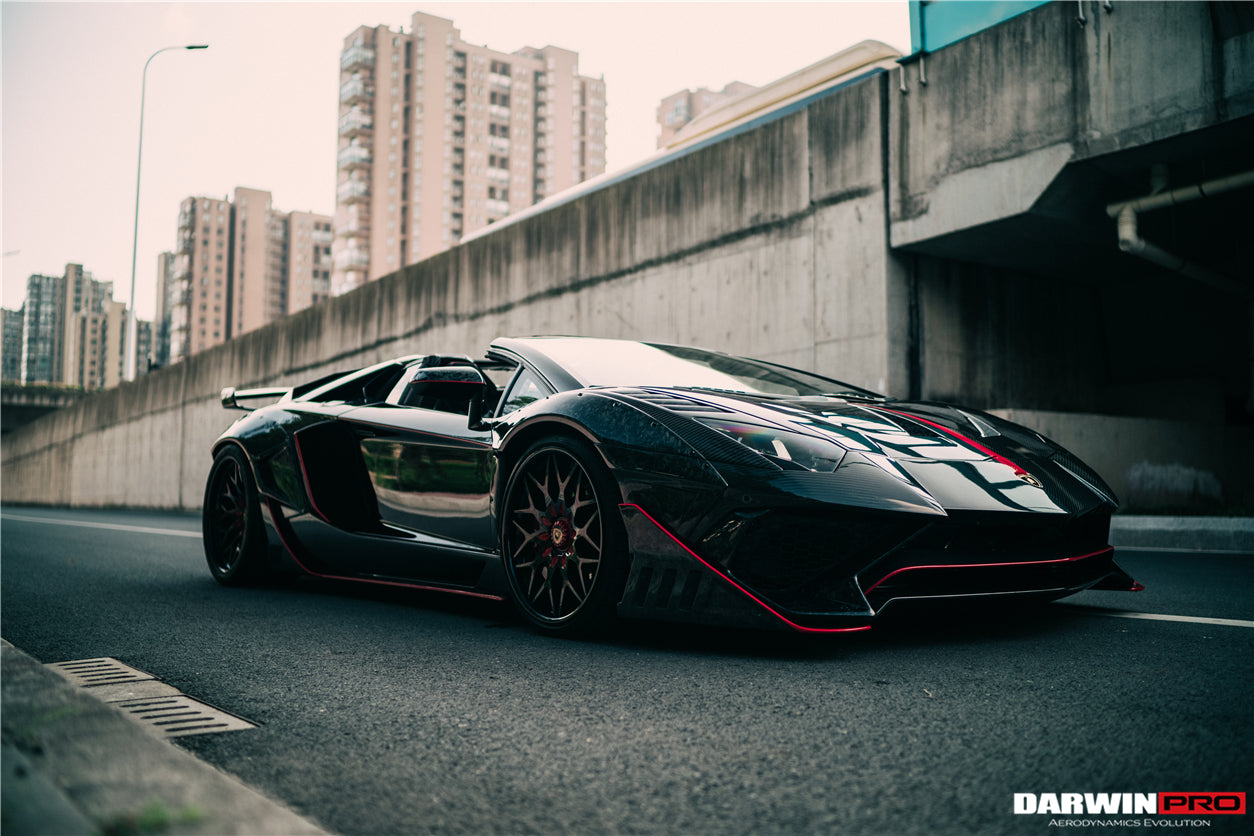 2011 - 2016 Lamborghini Aventador LP700 Coupe SV-BKSSII Style Wide body Carbon Fiber Aero Full Kit