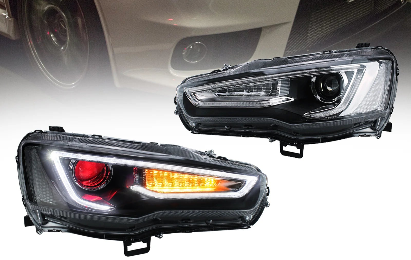 Mitsubishi Lancer /EVO X LED Headlights 2008 - 2017