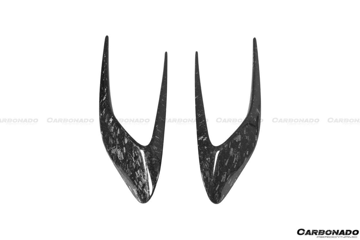 2015 - 2020 Ferrari 488 GTB/Spyder MSY Style Carbon Fiber Side Air Intake Flaps