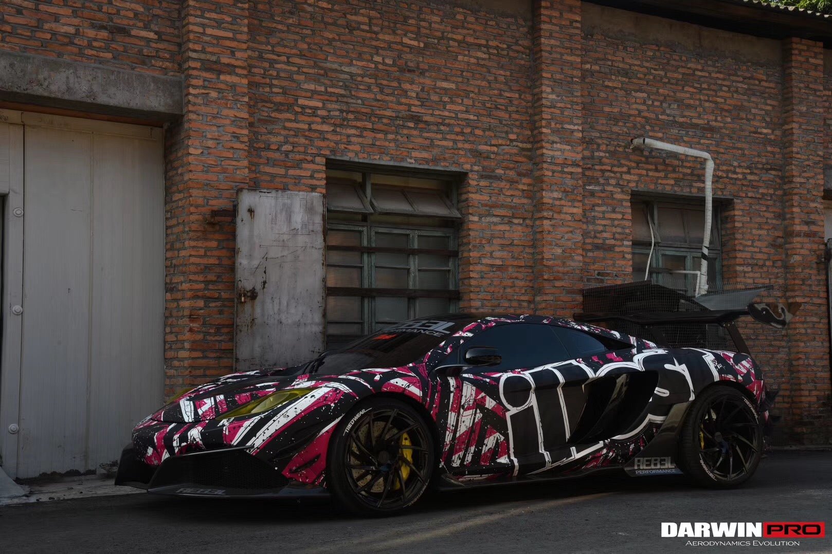 2011-2014 McLaren 12C Rebel Style Carbon Fiber Front Bumper