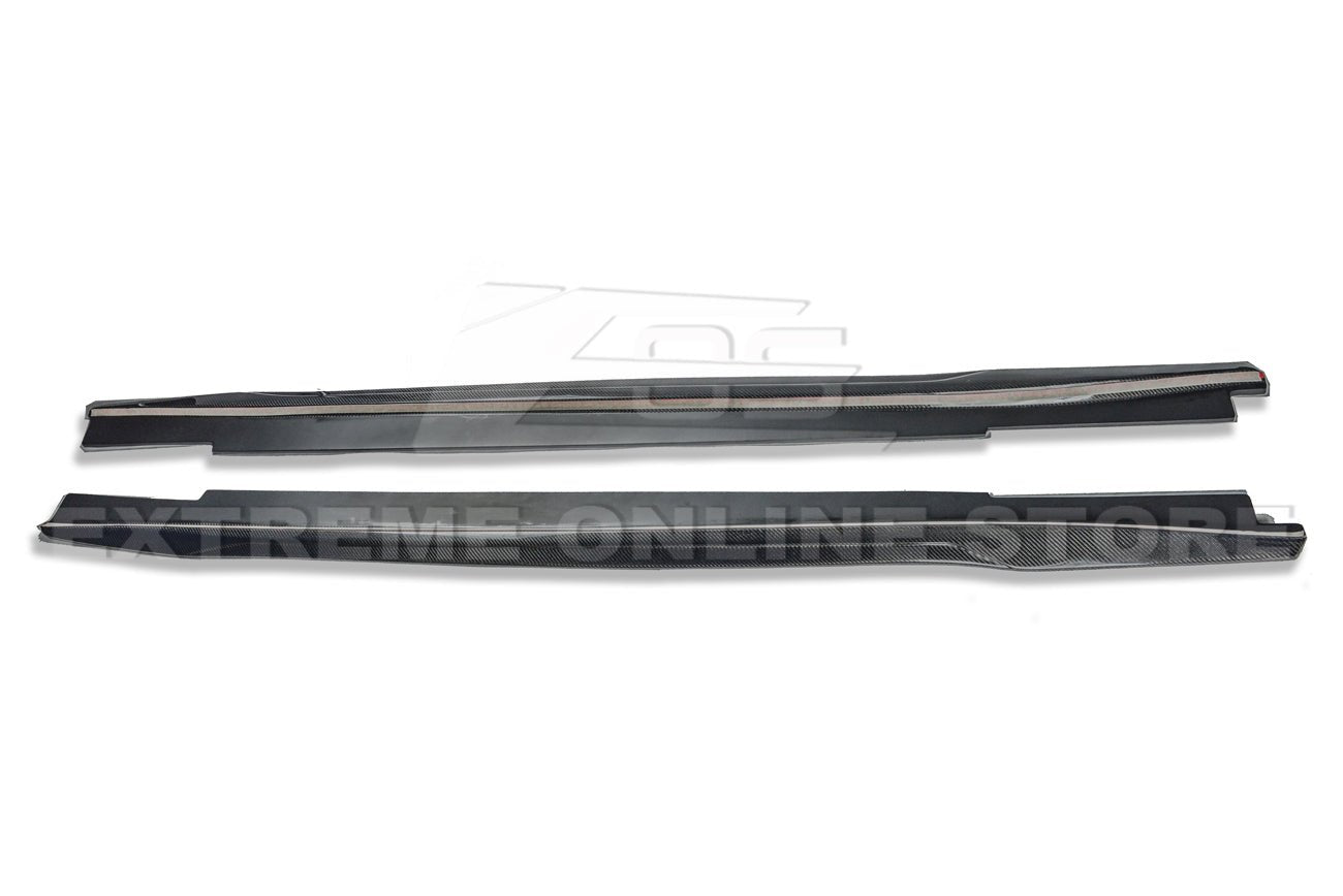 Cadillac CTS-V Alpha Carbon Fiber Front Splitter Side Skirts Wheel Arch Kit 2016-2019