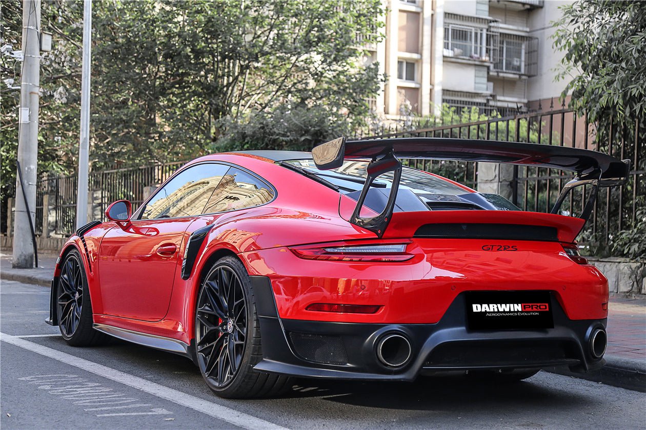 2016 - 2019 Porsche 911 991.2 Carrera & S & 4S GT2RS Style Carbon Fiber Trunk Spoiler Wing