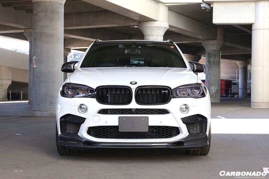 2014-2018 BMW X5M/X6M 3D Style Carbon Fiber Front Lip