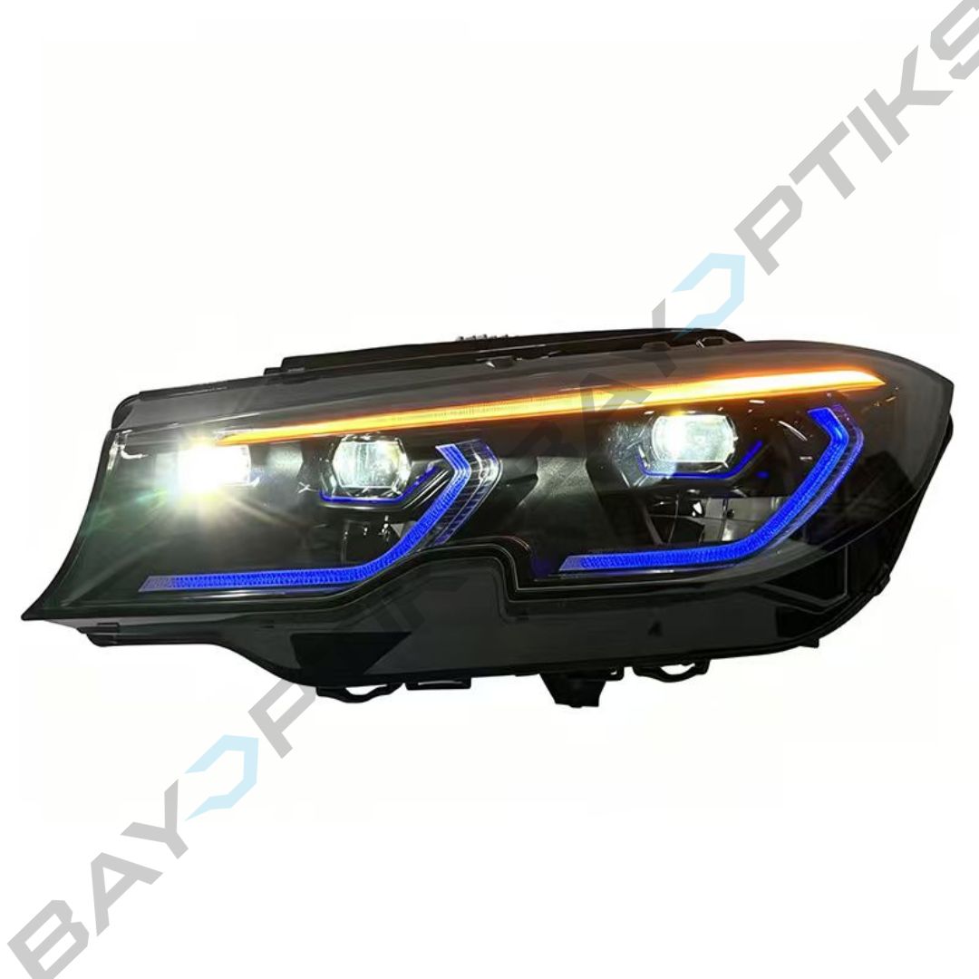 BMW G20 3 Series Black Shadow RGB Style Headlights 2020-2022