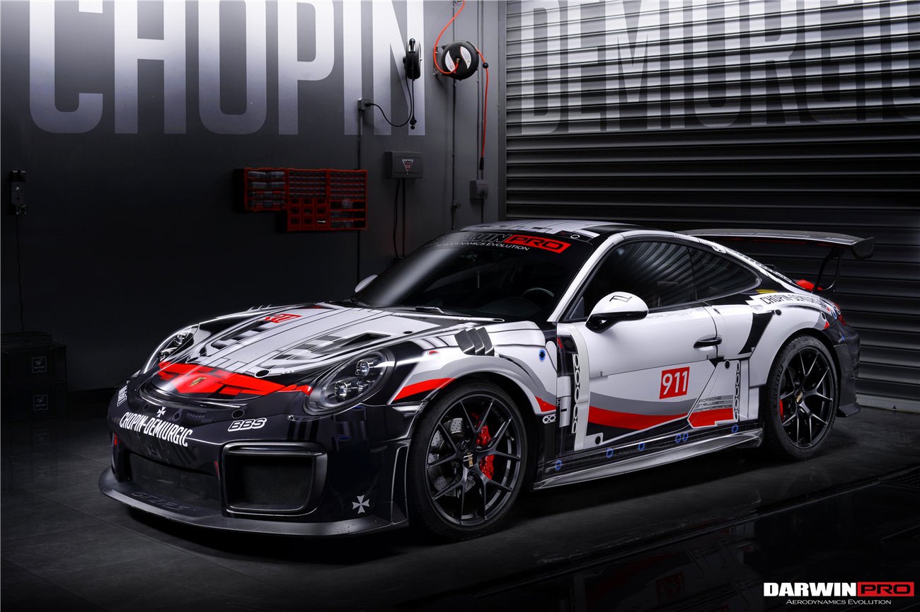 2016 - 2019 Porsche 911 991.2 Carrera &Targa 4 & 4S GT2RS Style Partial Carbon Fiber Front Bumper