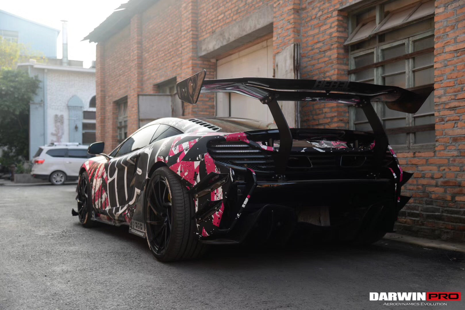 2011 - 2017 McLaren MP4 12C & 650S Rebel Performance Style Carbon Fiber Trunk Spoiler Wing
