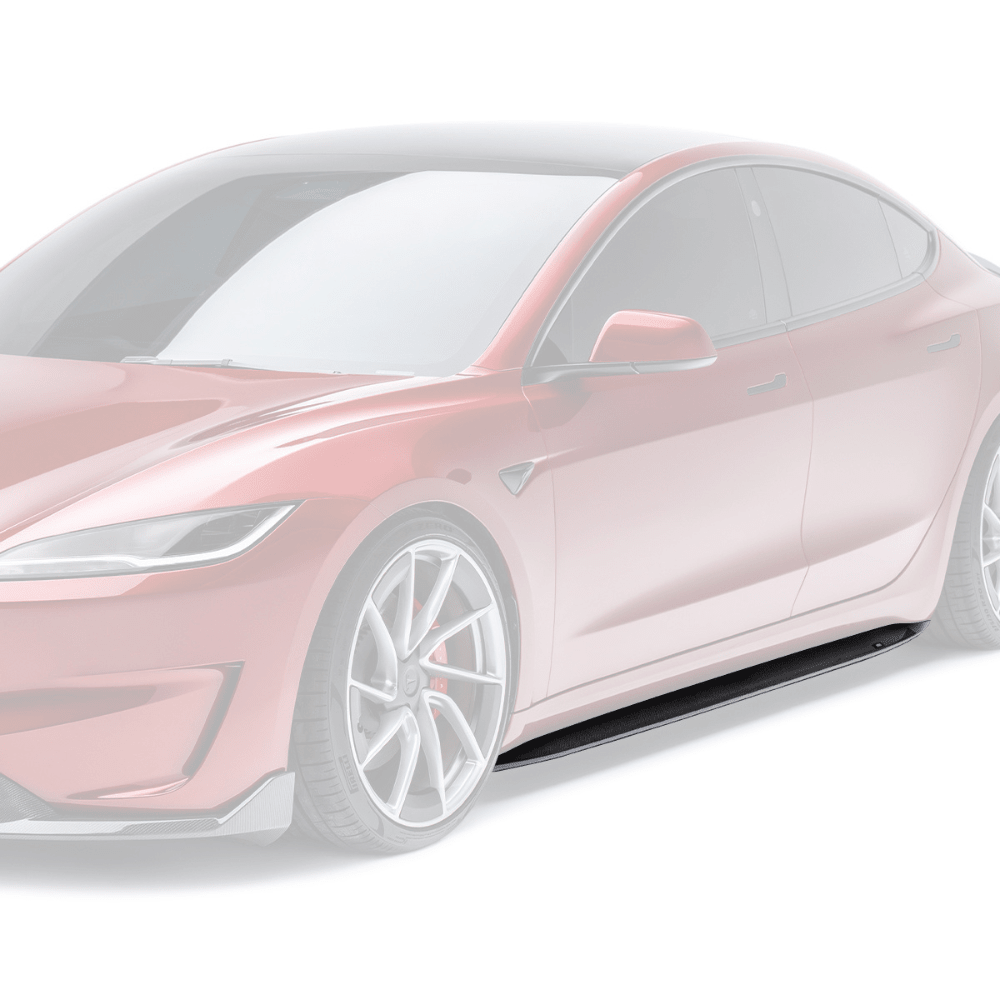 Adro Tesla Model 3 Highland Performance Carbon Fiber Side Skirts (2024+)