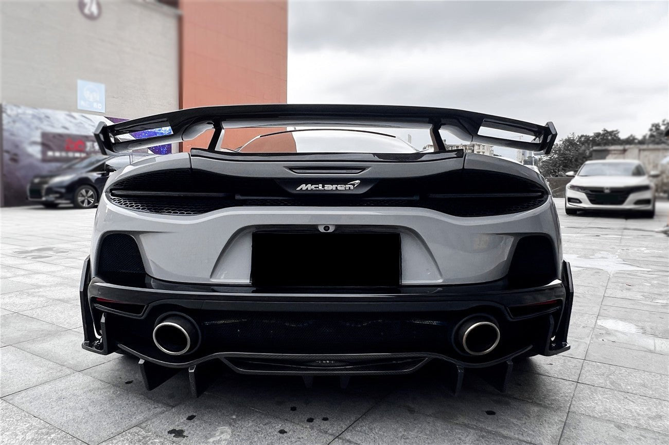 2020 - 2023 McLaren GT WP Style DRY Carbon Fiber Rear Diffuser Lip