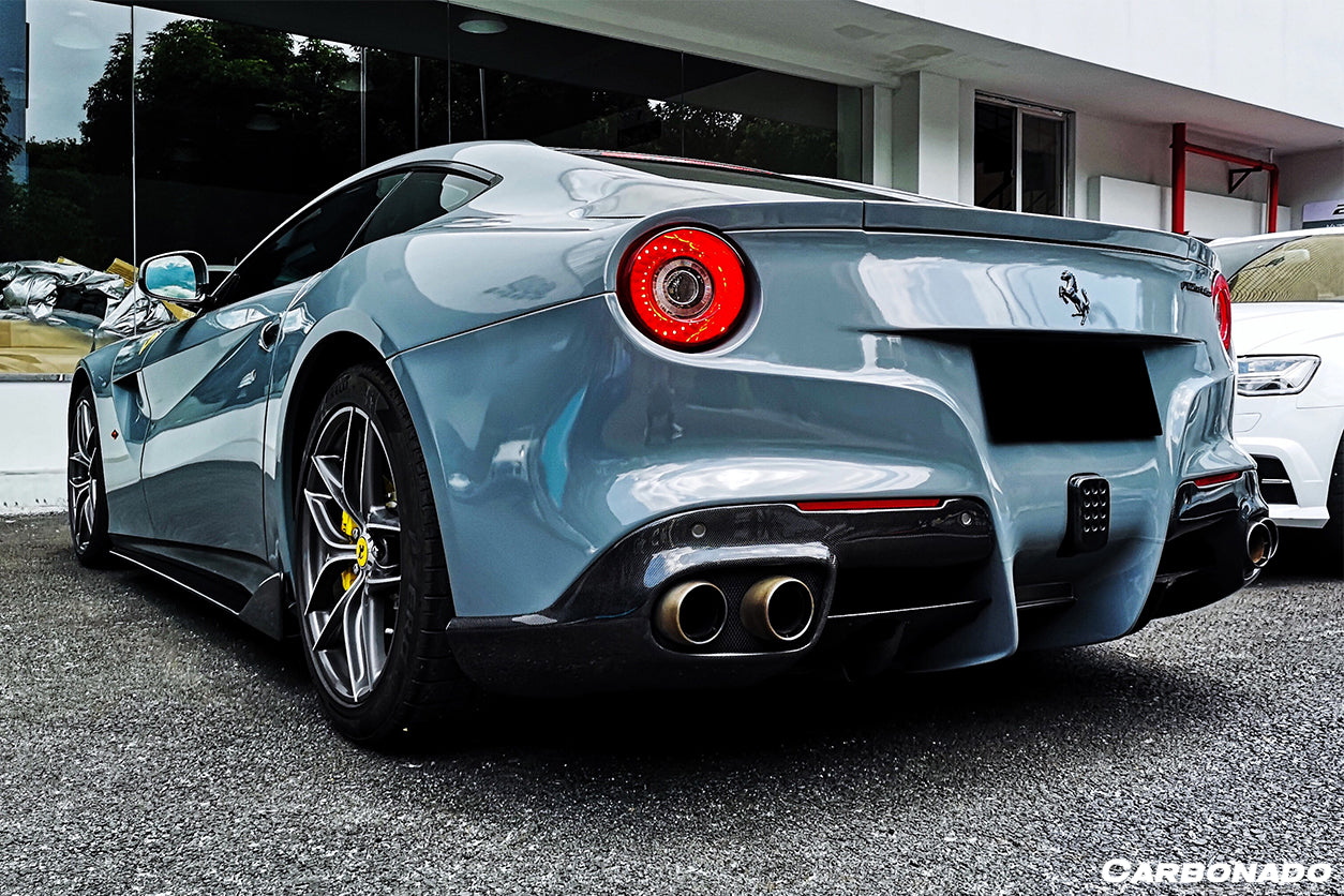 2012 - 2017 Ferrari F12 Berlinetta RS Style Carbon Fiber Rear Diffuser