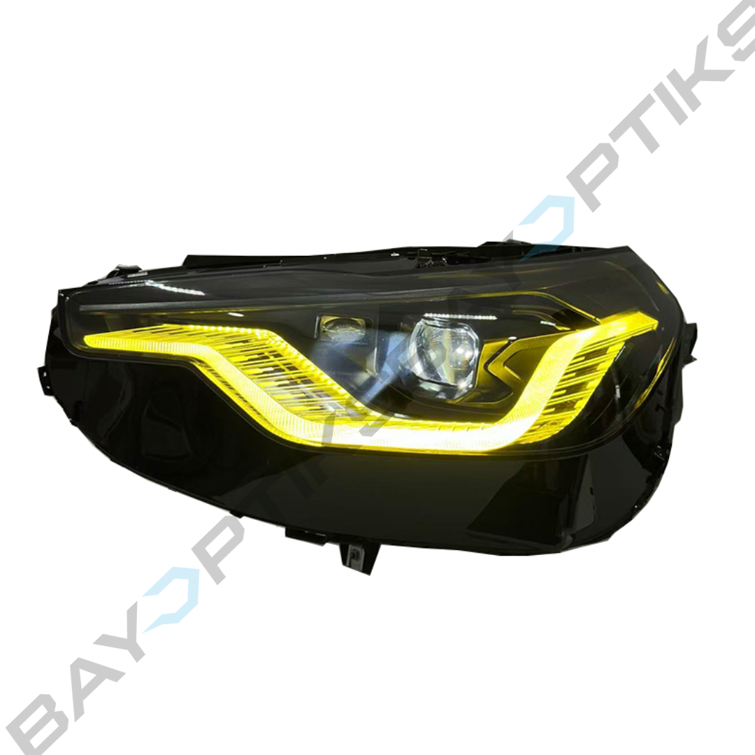 BMW 2 Series G42 Black Shadow Dual Color LED Headlights 2022-2026