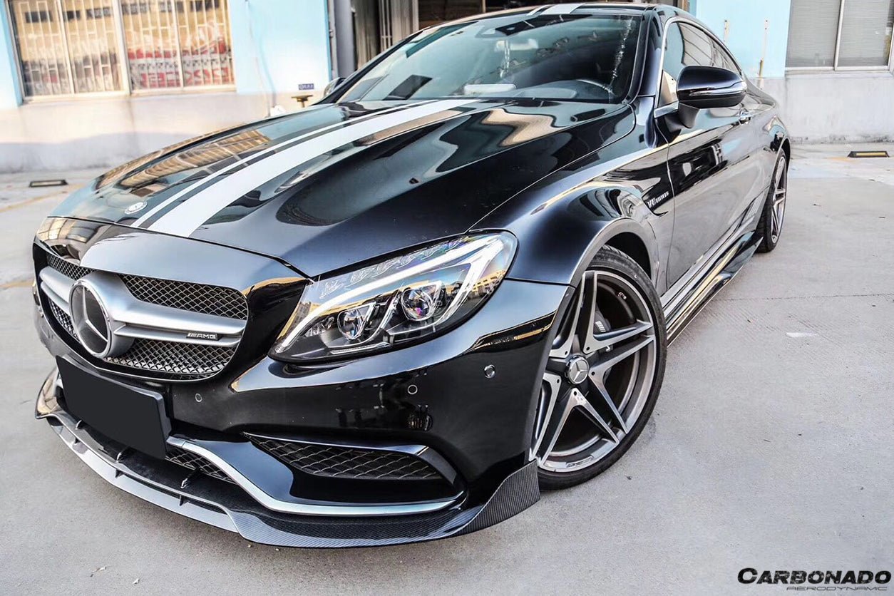 2015 - 2021 Mercedes Benz W205 C63 & S AMG Coupe BR Style Front Lip