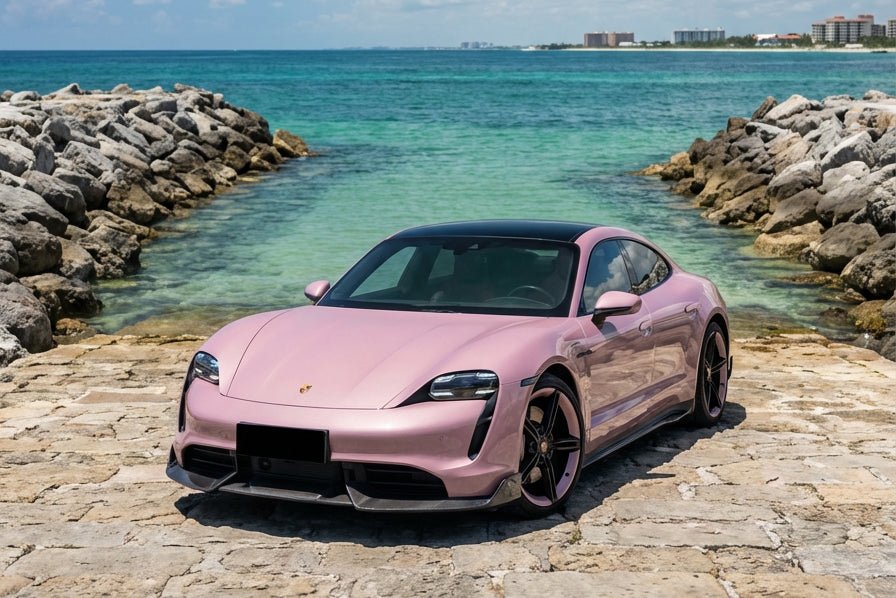 Porsche Taycan CADO Style Carbon Fiber Full Body Kit 2020-2024