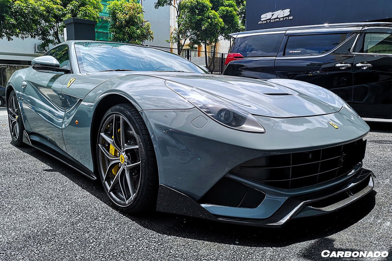 2012 - 2017 Ferrari F12 Berlinetta DC Style Carbon Fiber Side Skirts