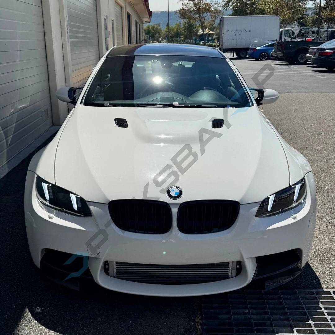 BMW E90 E92 M3 & 3 Series Coupe CSL Yellow/White Snake Eyes Style Headlights 2007–2013