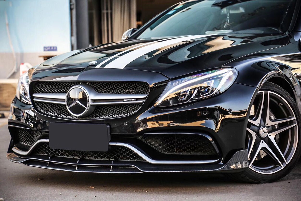 2015 - 2021 Mercedes Benz W205 C63 & S AMG Coupe BR Style Front Lip