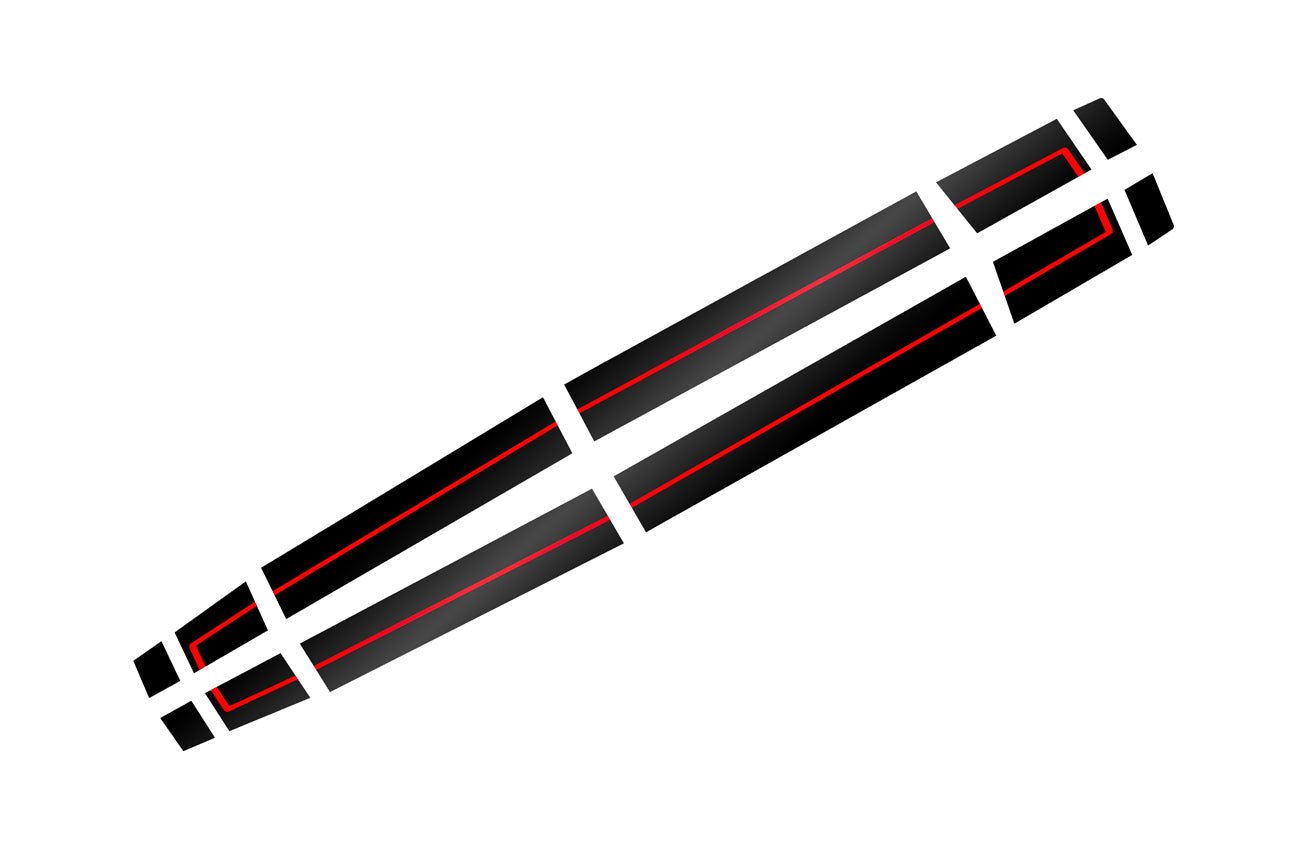 Ford Mustang S650 GT Rally Style Top Racing Stripe Vinyl Decal 2024-Up