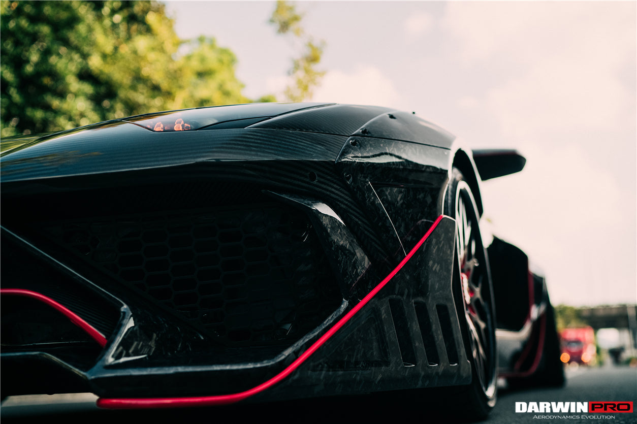 2011 - 2016 Lamborghini Aventador LP700 Coupe SV-BKSSII Style Wide body Carbon Fiber Aero Full Kit