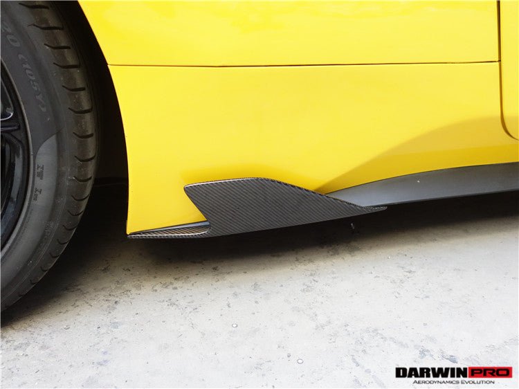 2010 - 2015 Ferrari 458 Coupe/Spyder Speciale Style Carbon Fiber Side Skirts Canards