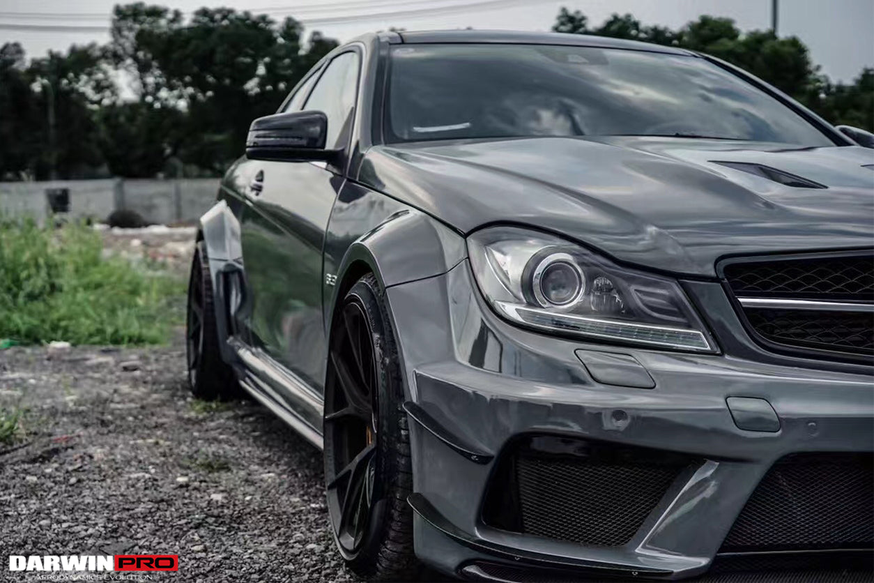 2012 - 2014 Mercedes Benz W204 C Class Coupe BKSS Style Wide Full Body Kit