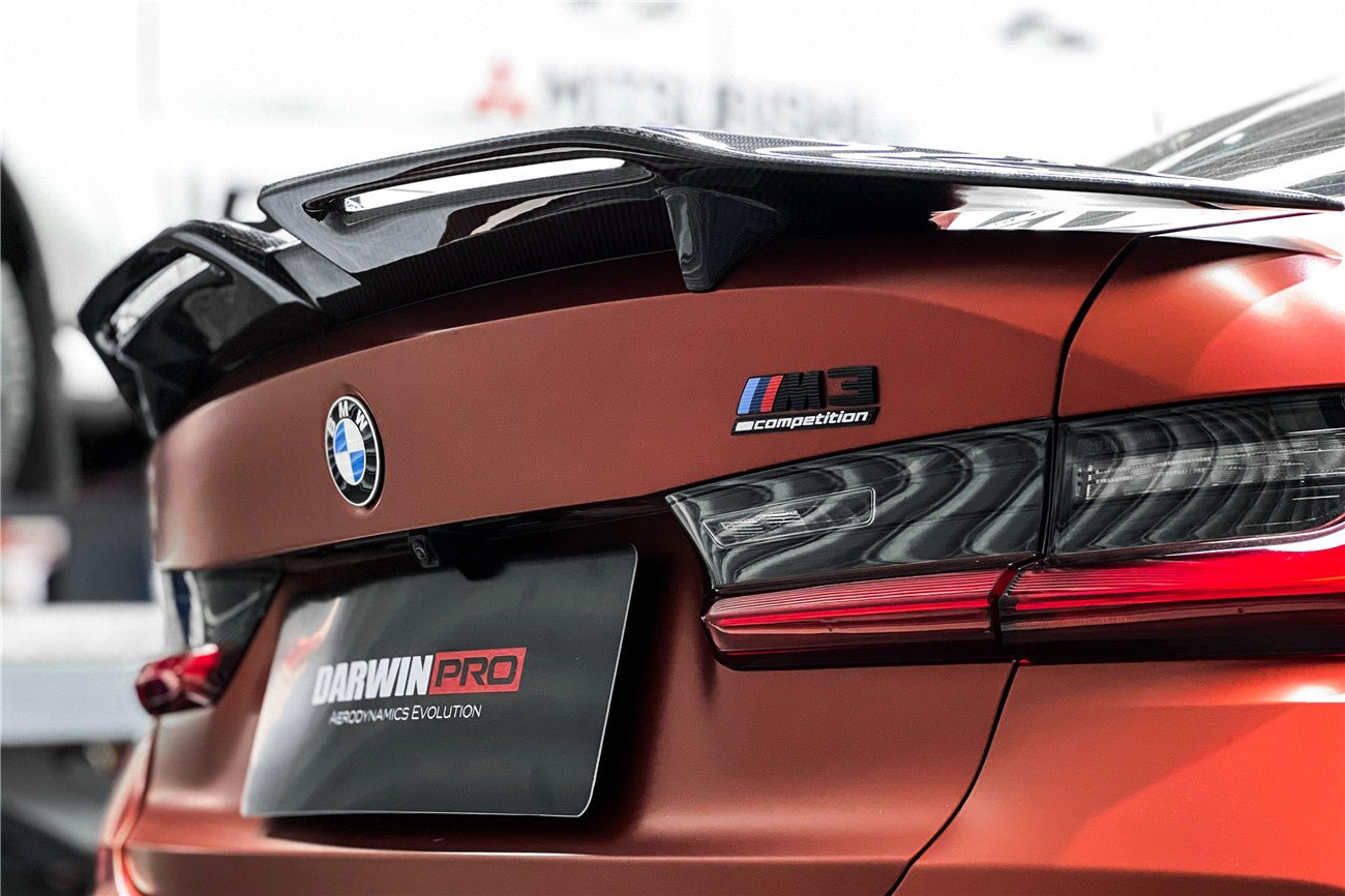 2021-2025 BMW M3 G80 G20 BKSS Style Carbon Fiber Trunk Spoiler