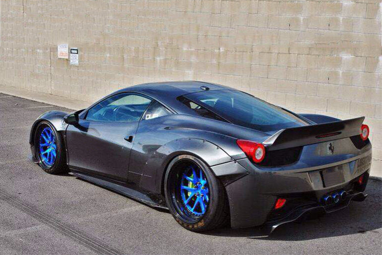 2010 - 2015 Ferrari 458 Coupe/Spyder DE Style Rear Diffuser