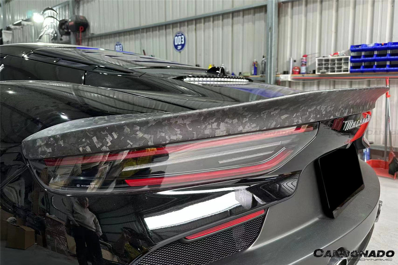 2020 - 2024 Maserati MC20 SVD Style Dry Carbon Fiber Rear Ducktail Spoiler