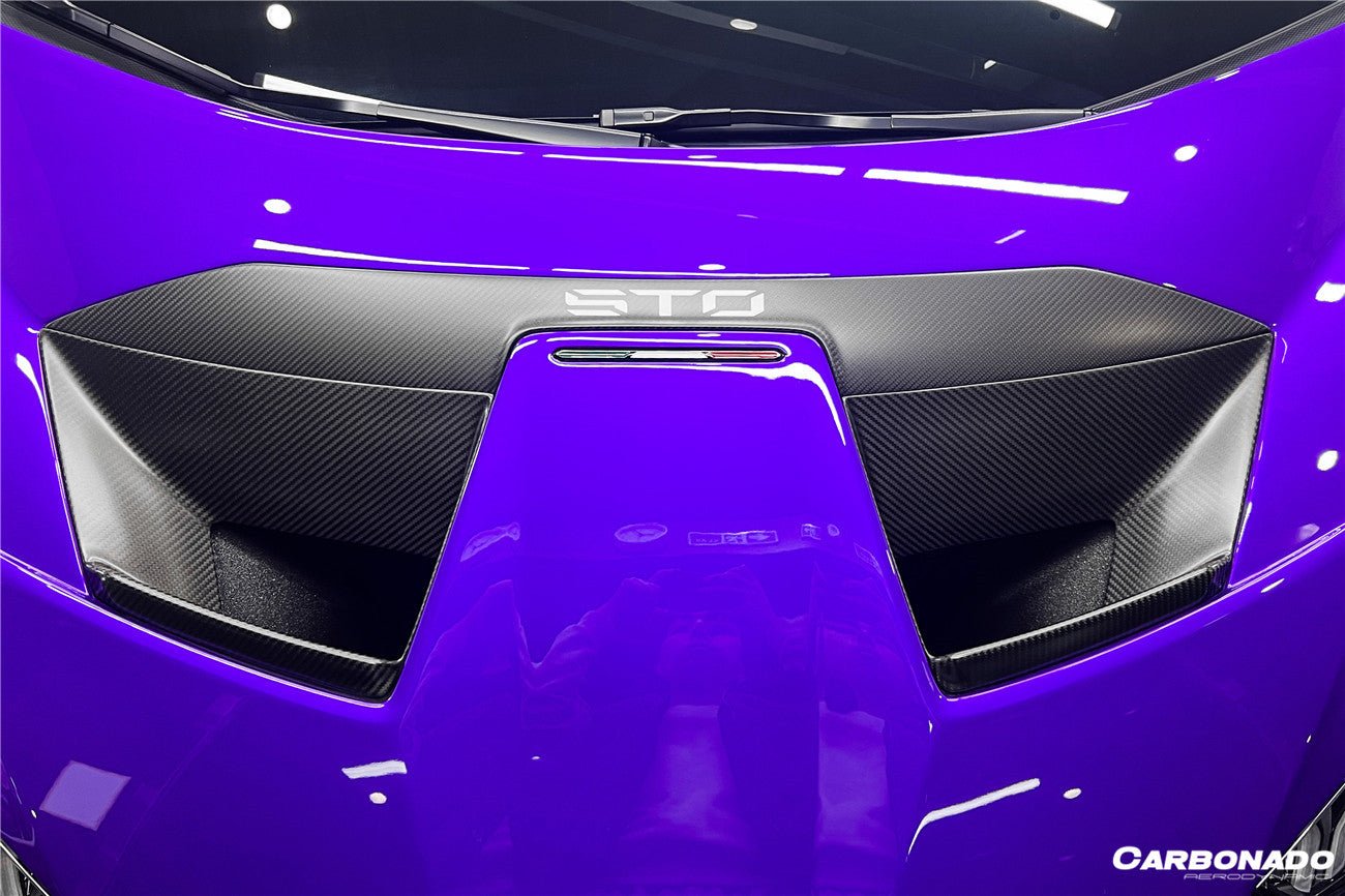 2021 - 2025 Lamborghini Huracan STO Dry Carbon Fiber Hood Vents