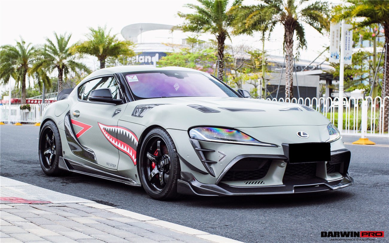 2019 - 2025 Toyota GR Supra (J29 & DB) A90 A91 BKSS Style Carbon Fiber Front Lip