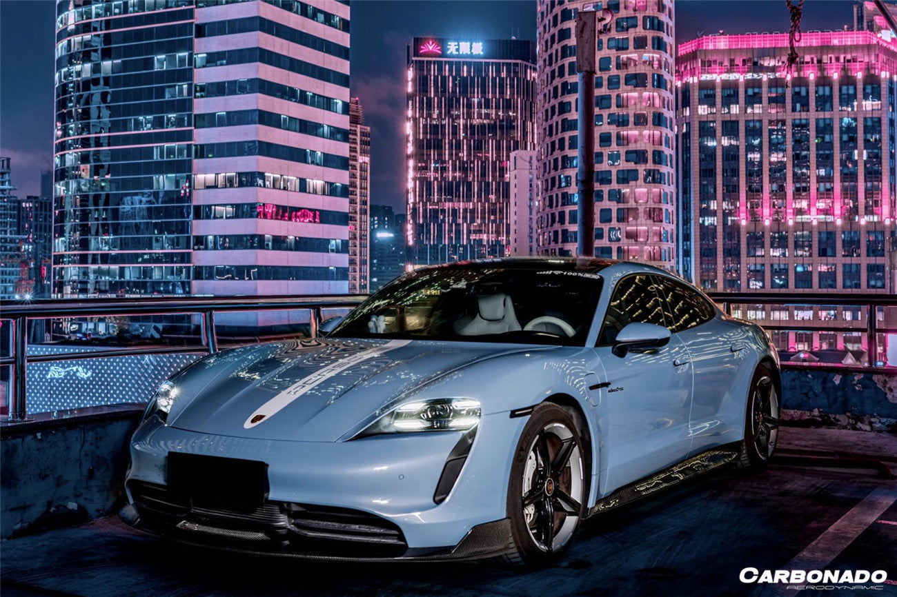 2019 - 2024 Porsche Taycan & 4 & 4S & GTS & TURBO OD Style Front Lip