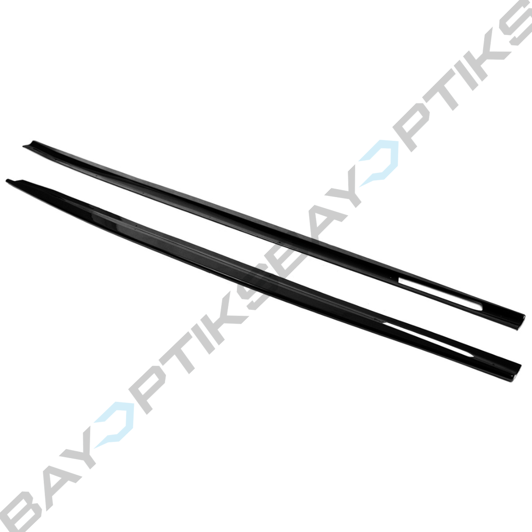 BMW G22 G23 430i M440i 2DR M Style Gloss Black Side Skirt Extension 2021-2025