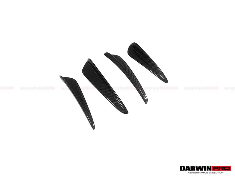 2016 - 2019 Porsche 911 991.2 Turbo S BKSS Style Carbon Fiber Front Canards