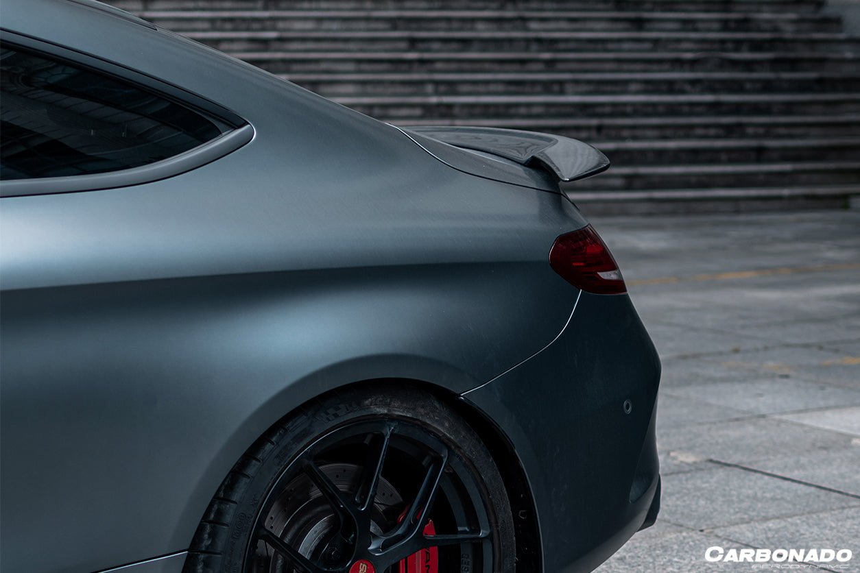 2015 - 2021 Mercedes Benz C-Class W205 Coupe RT-II Style Trunk Spoiler