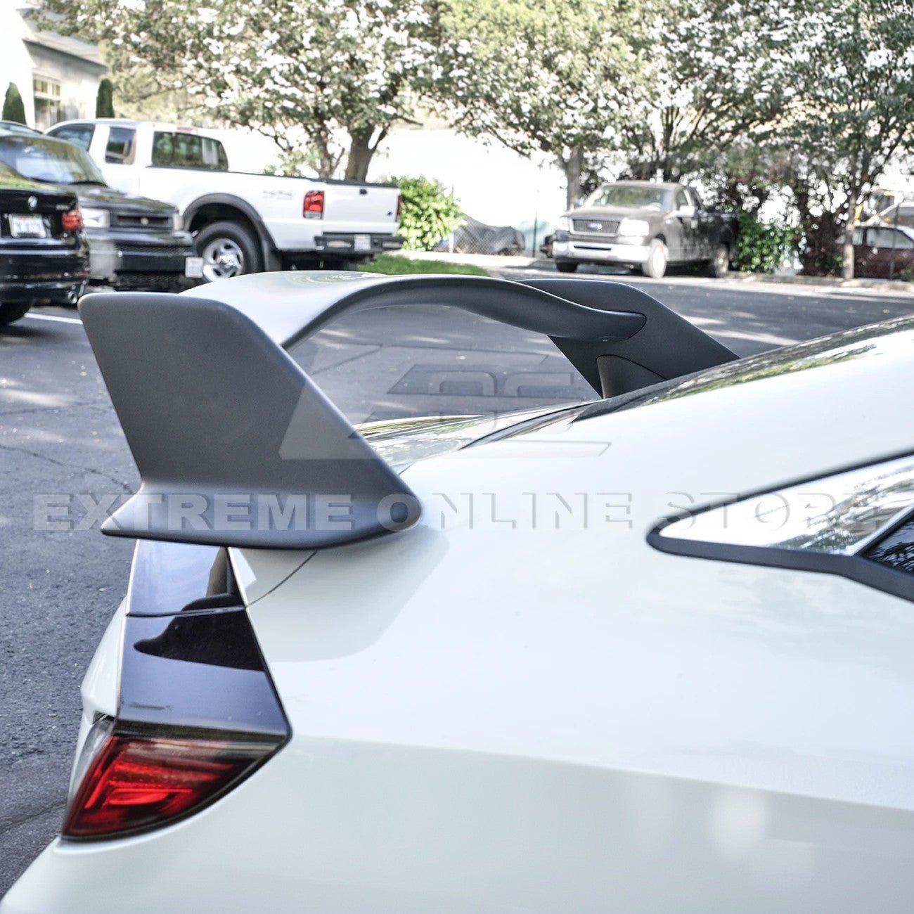 Honda Civic FC Coupe Type R Conversion Matte Black Rear Trunk Spoiler 2016-2020