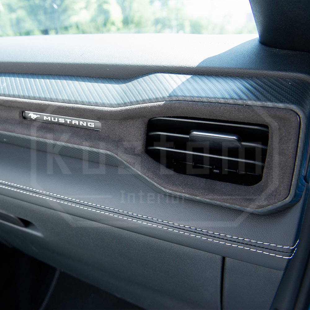 Ford Mustang S650 Suede Leather Air Vent Trim 2024+