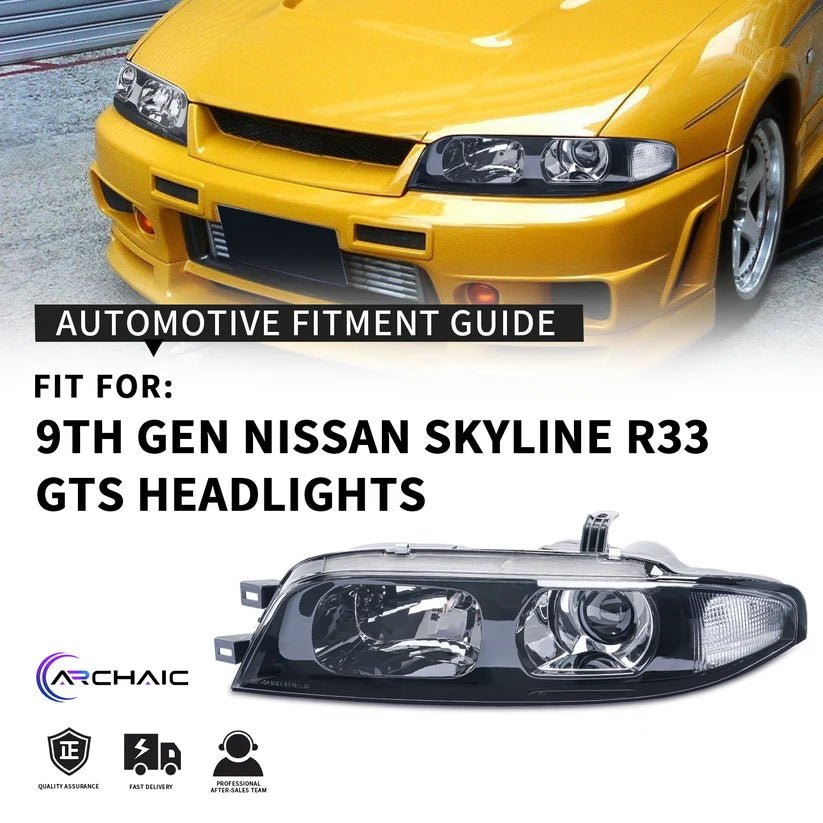 Nissan Skyline R33 GTS GTST GT-R LED Headlights 1993-1998
