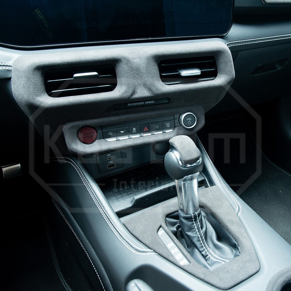 Ford Mustang S650 Suede Leather Dashboard Center AC Trim Cover 2024+